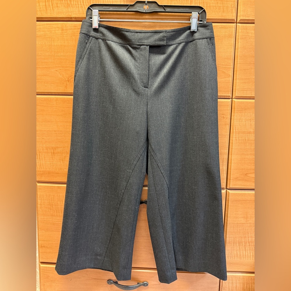 Lafayette 148 New York Charcoal Cropped Trousers Women’s Size 6